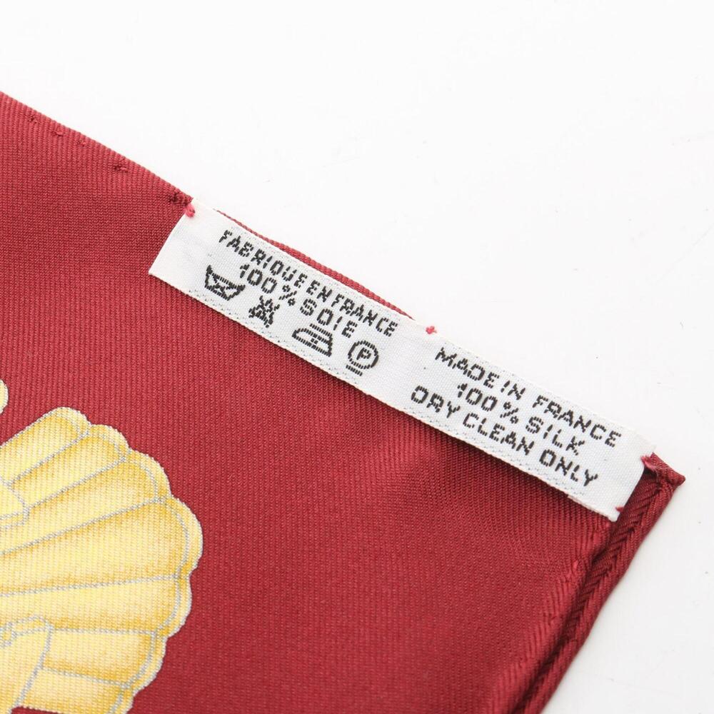 HERMES White Silk Scarf - Picture 3 of 4